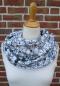 Preview: toller Schal mit ORCHIDEEN Loopschal aus Jersey Geschenk z. Geburtstag Muttertag